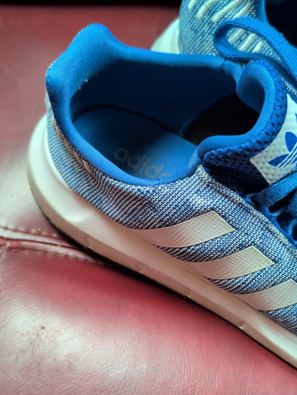 Adidas Swift Run Blue Cloud White Men's 10 - Picture 3 of 10